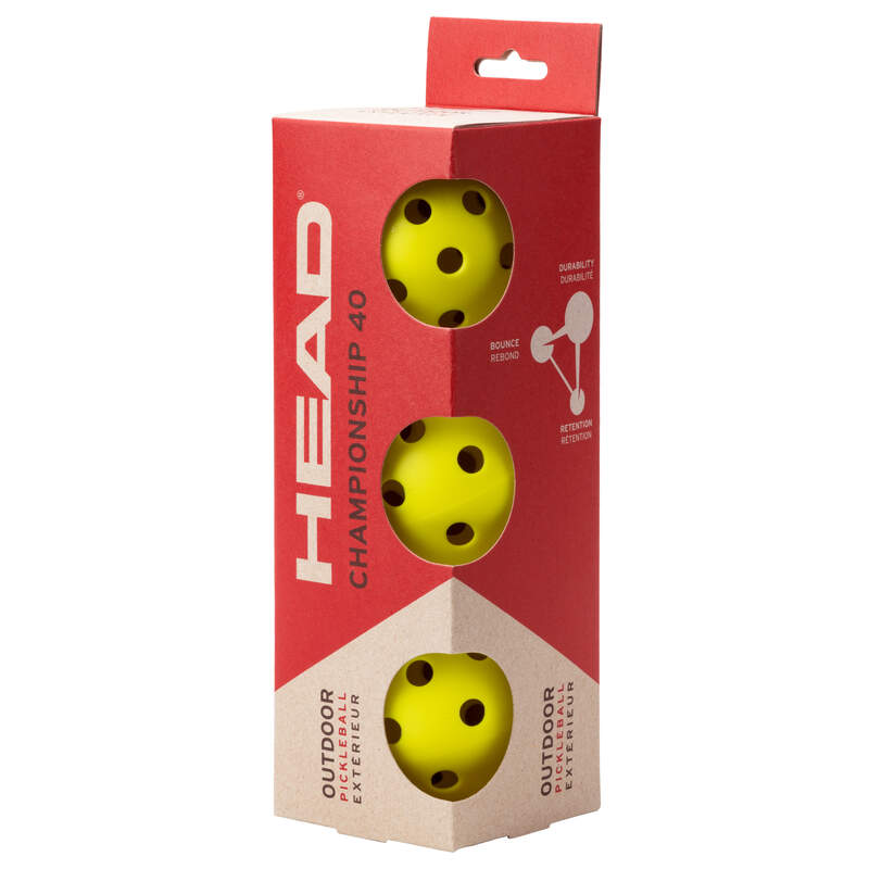 HEAD CHAMPIONSHIP 40 Outdoor Ball Pickleballbollar
