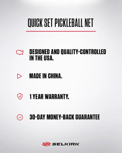 Selkirk QuickSet Net Pickleballnät