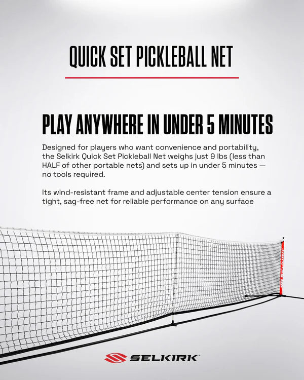 Selkirk QuickSet Net Pickleballnät
