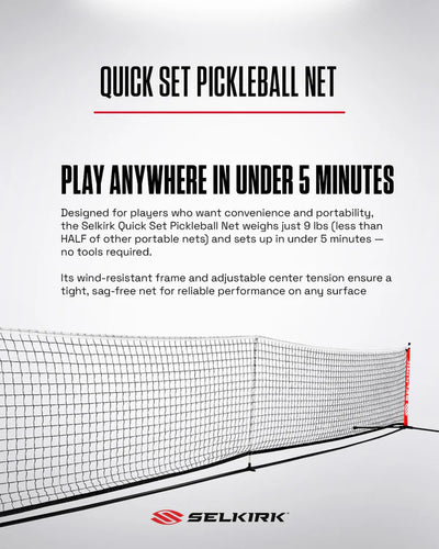Selkirk QuickSet Net Pickleballnät