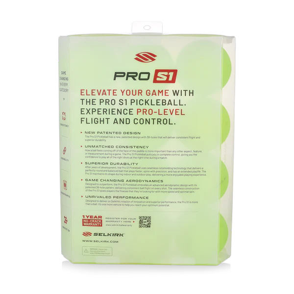 Selkirk Pro S1 Pickleballbollar 12-pack