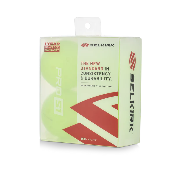 Selkirk Pro S1 Pickleballbollar 4-pack