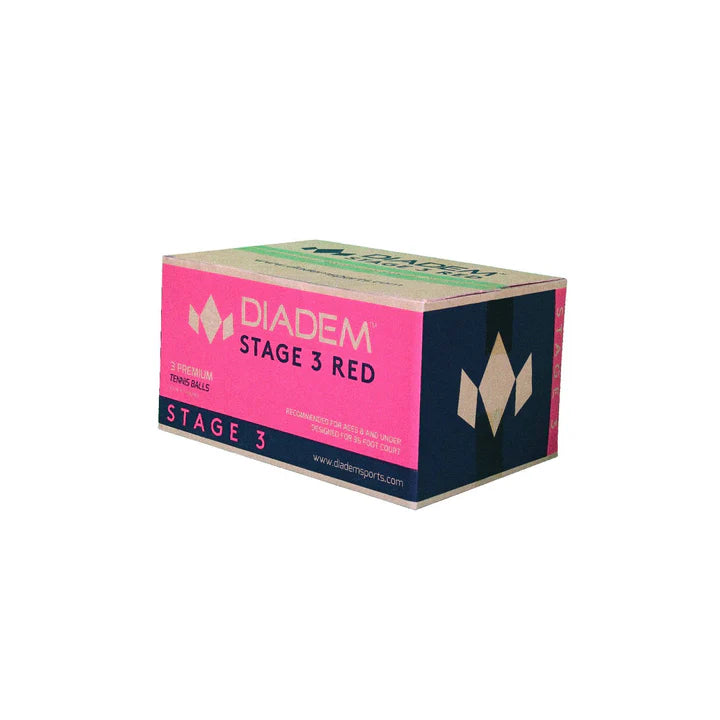 Diadem Stage 3 Red Dot Ball Tennisbollar